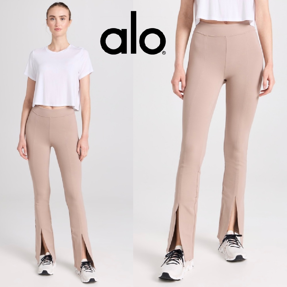 ALO Yoga Tan High-Waist Pants
